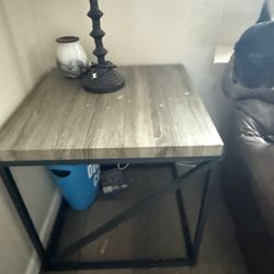 Coffee Table And Lamp