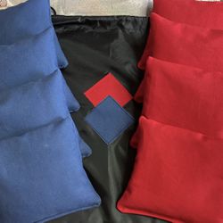 4Red/4Blue Corn Filled Cornhole Bags $25 w/CarryBag$30