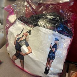 Sexy Police Girl Costume, Size S