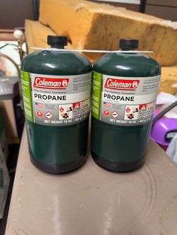 Coleman Propane Cylinders – 16 oz / 1 lb – $10 Pairs