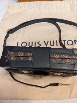 Louis Vuitton Petite Malle Handbag Reverse Monogram Canvas