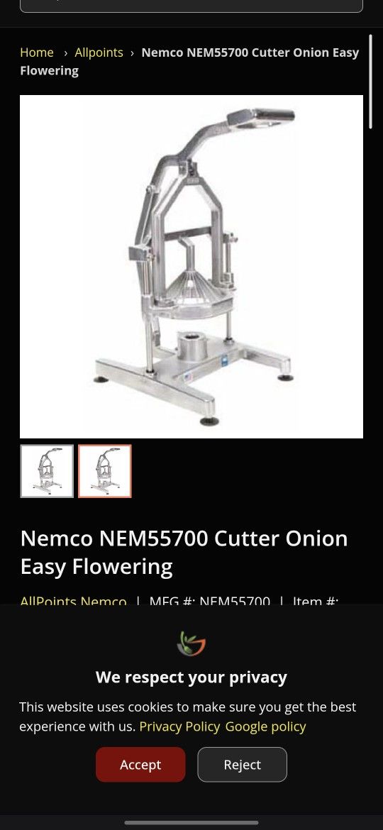 Nemco 55700 Onions Cutter 