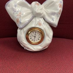 Lladro Clock Figurine 