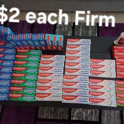 Colgate and Crest Toothpaste, Toothbrush,  Mouthwash 