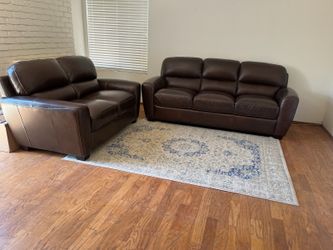 Leather Italia USA Sofa and Loveseat set