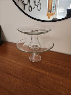 2 TIER Stand Cake Stand Desert Tray