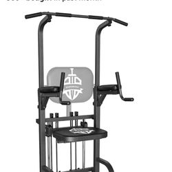 Power Tower Pull Up Dip Station