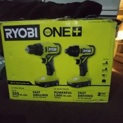 Ryobi Drill Set