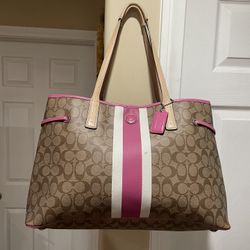 Coach Canvas Tote Bag