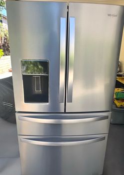 Whirlpool Stainless French‑Door Refrigerator + New Filters (x2) – MUST GO!