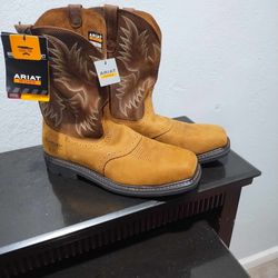 Steel Toe Cowboy Work Boots Size 13