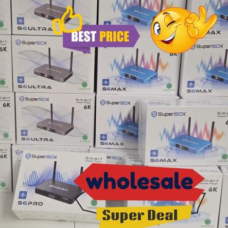 SuperBox S6 PRO Max Pro S6 TV BOX Ultimate TV Solution 