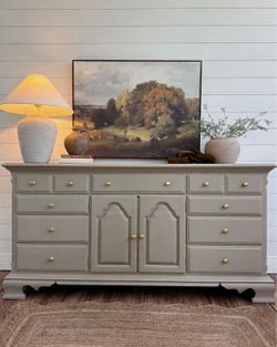Solid wood dresser