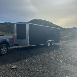 ENCLOSED TRAILERS, 22’ X 8’ , TITLE IN HAND 