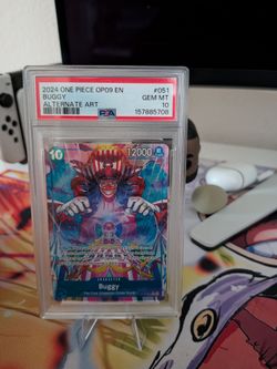 One Piece Buggy Alt Art PSA 10