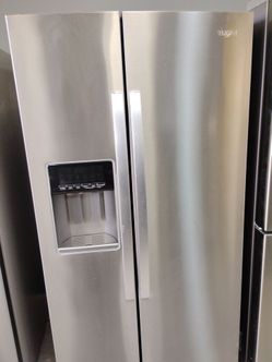Refrigerator gris WHIRLPOOL side by side