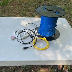 Blue Cable For Electronics 