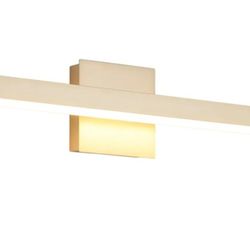 Jossnwell 24in LED Bathroom Light Dimmable Gold Open Box Like New 