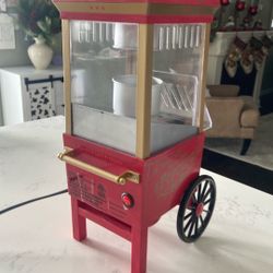 Nostalgia Popcorn Maker Vintage Movie Time