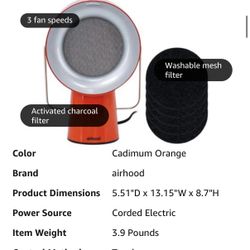Air hood Portable Kitchen Air Cleaner