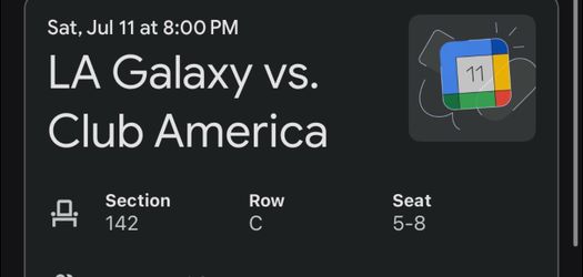 LA GALAXY VS AMERICA