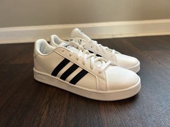 $$$$ WHITE ADIDAS SHOES !!!!