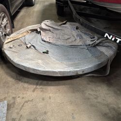 FREE!!! Concrete Top Table With Heavy Duty Base