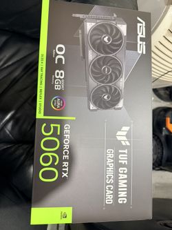 ASUS TUF GAMING GEFORCE RTX 5060 8GB OC ASUS AURA SYNC GRAPHICS CARD - BRAND NEW SEALED. 