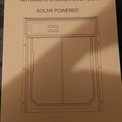 Puerta Eléctrica Para Corral De Pollo