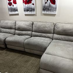 Sofa w/ Recliner & Chaise 