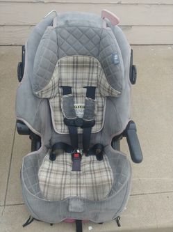 Grey eddie Bauer booster seat for kids