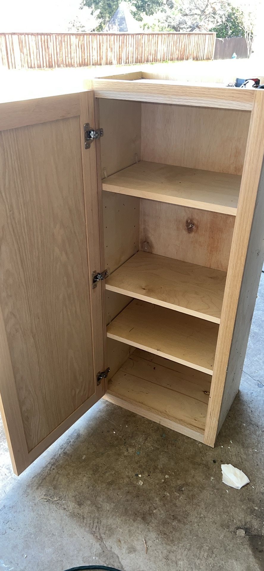 18”x42” Oak Cabinet