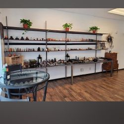 13 Foot Metal And Wood Shelf