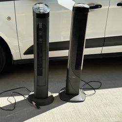 2 Tower Fans 
