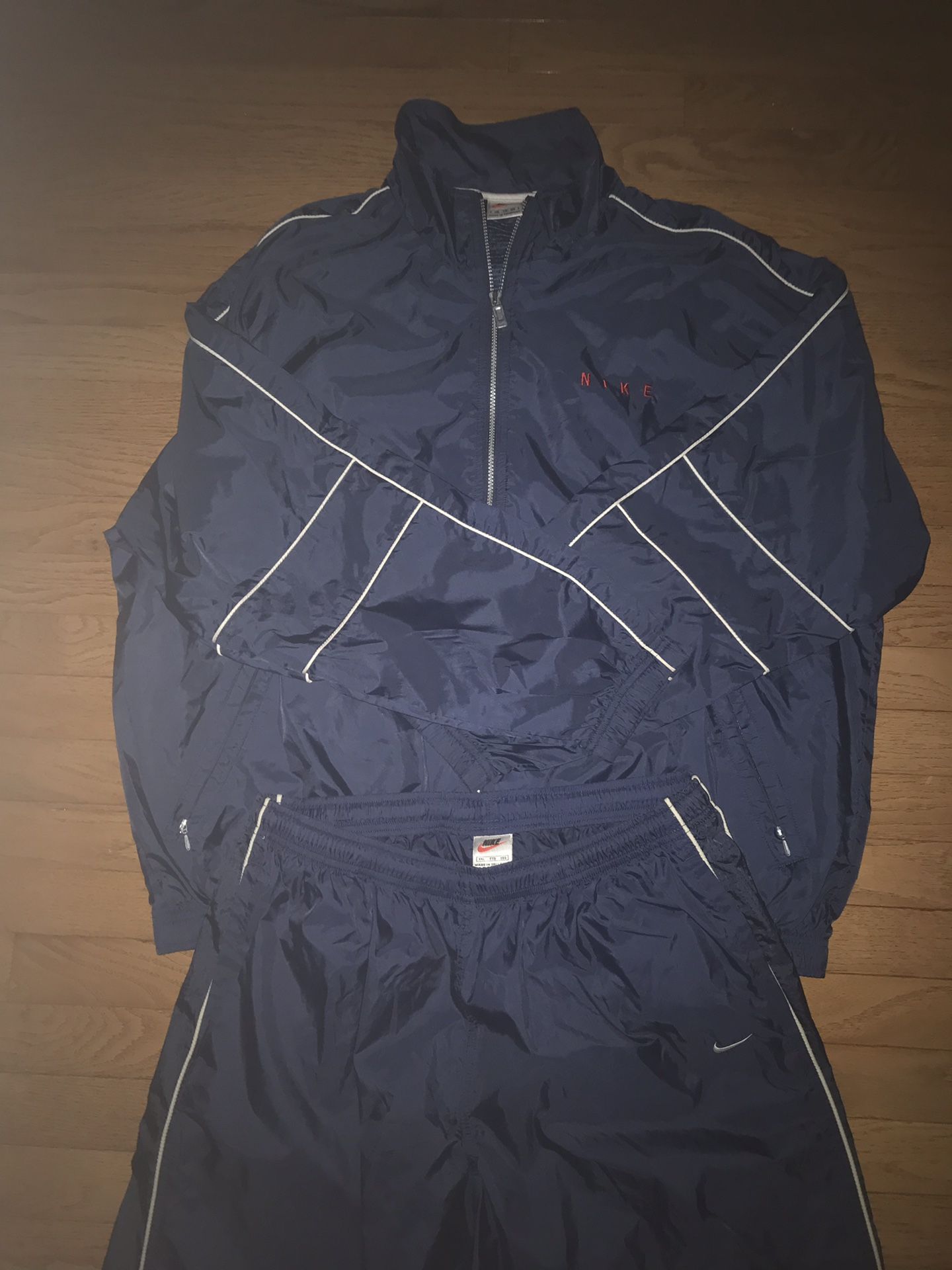 VINTAGE NIKE TRACKSUIT XXL Royal Blue White Tag both pants & Jacket