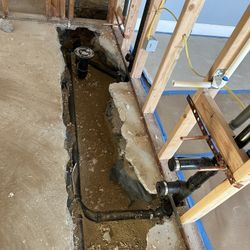 Underground Plumb Pipes