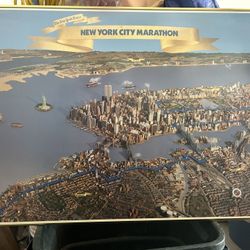 New York City Marathon 1980’s Poster