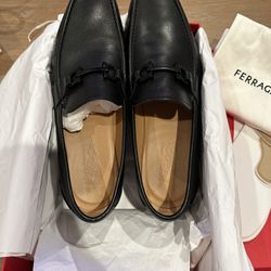 FERRAGAMO Grandioso Gancini Leather Loafers