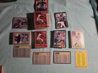 Baseball Cards 1983 ,1984 , 1985 Donruss Jumbo Cards Complete Sets Nolan Ryan , Reggie Jackson Rickey Henderson Ripken Jr Vintage 