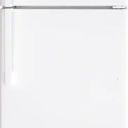 GE - 16.6 Cu. Ft. Top-Freezer Refrigerator with LED Interior Lighting - White