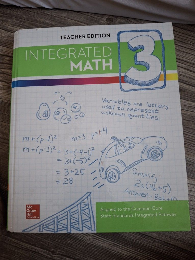Integrated MATH 3 , TEACHER EDITION (mcgraw Hill)