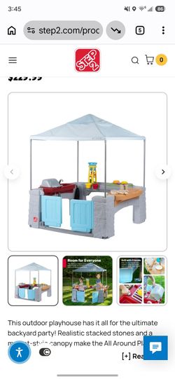 Step2 Outdoor Kids Play Kitchen with Canopy