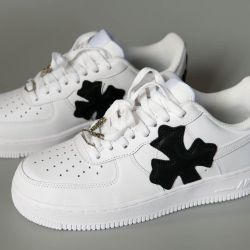Nike Air Force 1 Low Chrome Hearts White