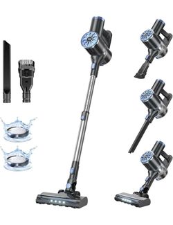 Cordless Vacuum Cleaner with Self-Standing, LED Screen Stick Vacuum Cleaners for