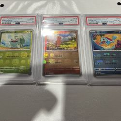 Pokemon 151 Japanese (Trio) Masterball PSA 10 Sequential  