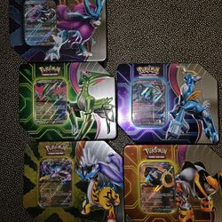 Pokémon Tins 5 Qty ($180 or TRADE)
