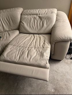Sofa with two recliners