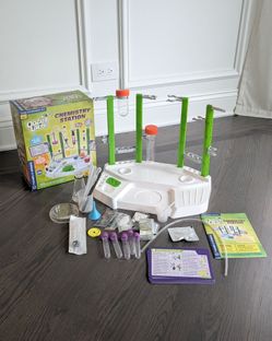 Ooze Labs Chemistry Station Science Experiment Kit, 20 Non-Hazardous Experiments