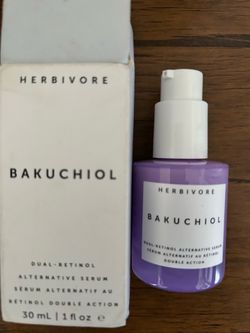 HERBIVORE Bakuchiol Retinol Alternative Face Serum | Smooths Skin, Improves Texture & Elasticity, Reduces Fine Lines & Wrinkles | Plant-based, Vegan, 
