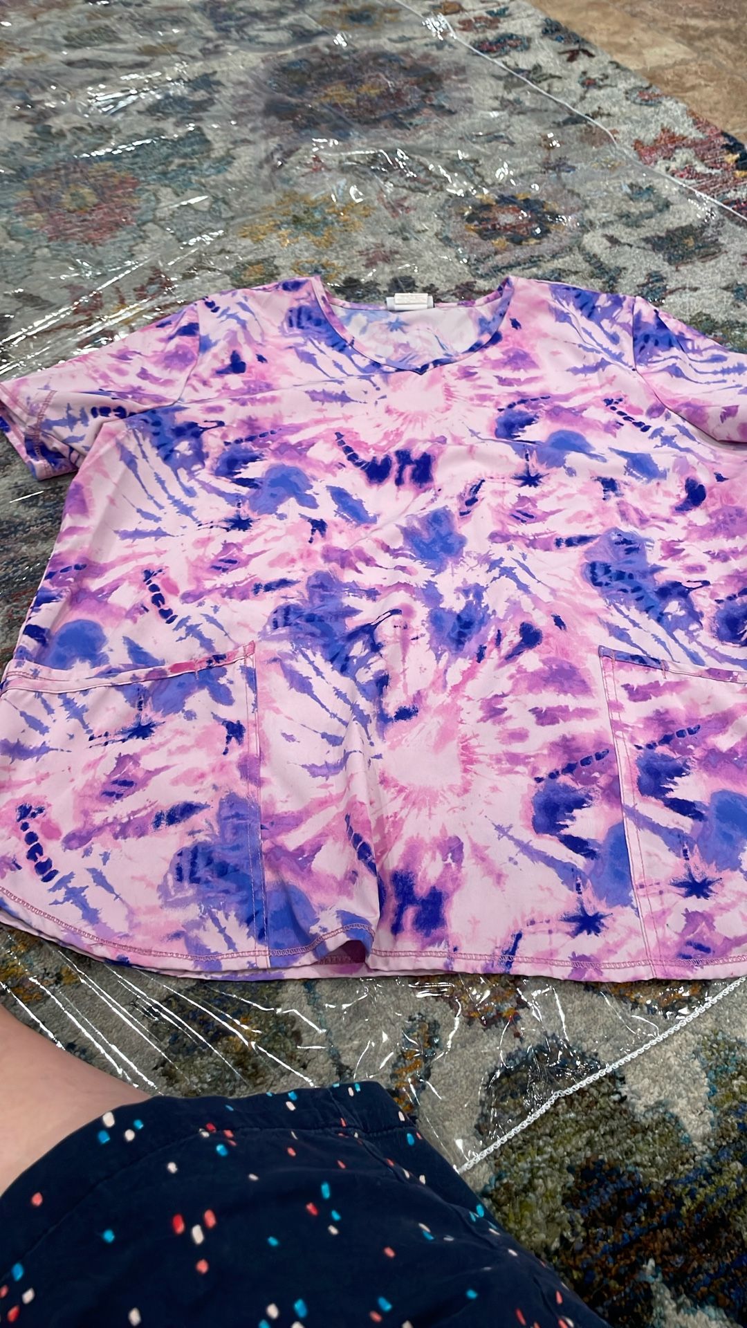 Scrub Top Xlg